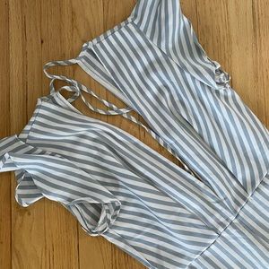 Striped jumpsuit
